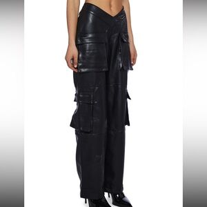 PATH OF DESTRUCTION VEGAN LEATHER PANTS